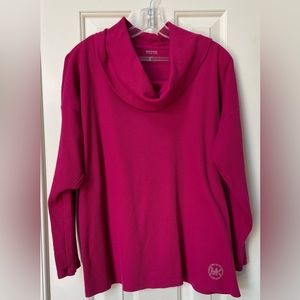 Michael Kors Pink Cowl Neck Top